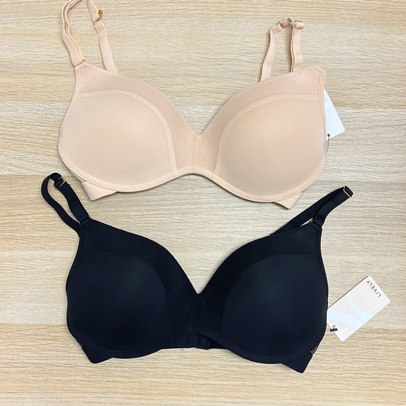 NWT 🔥 Lively The All-Day Deep V No-Wire, Set of 2, 32DD - Picture 9 of 13